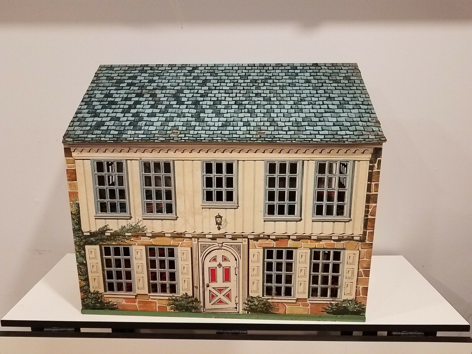 My Vintage Colonial Playsteel Dollhouse from the 1940s - Hooked on Houses