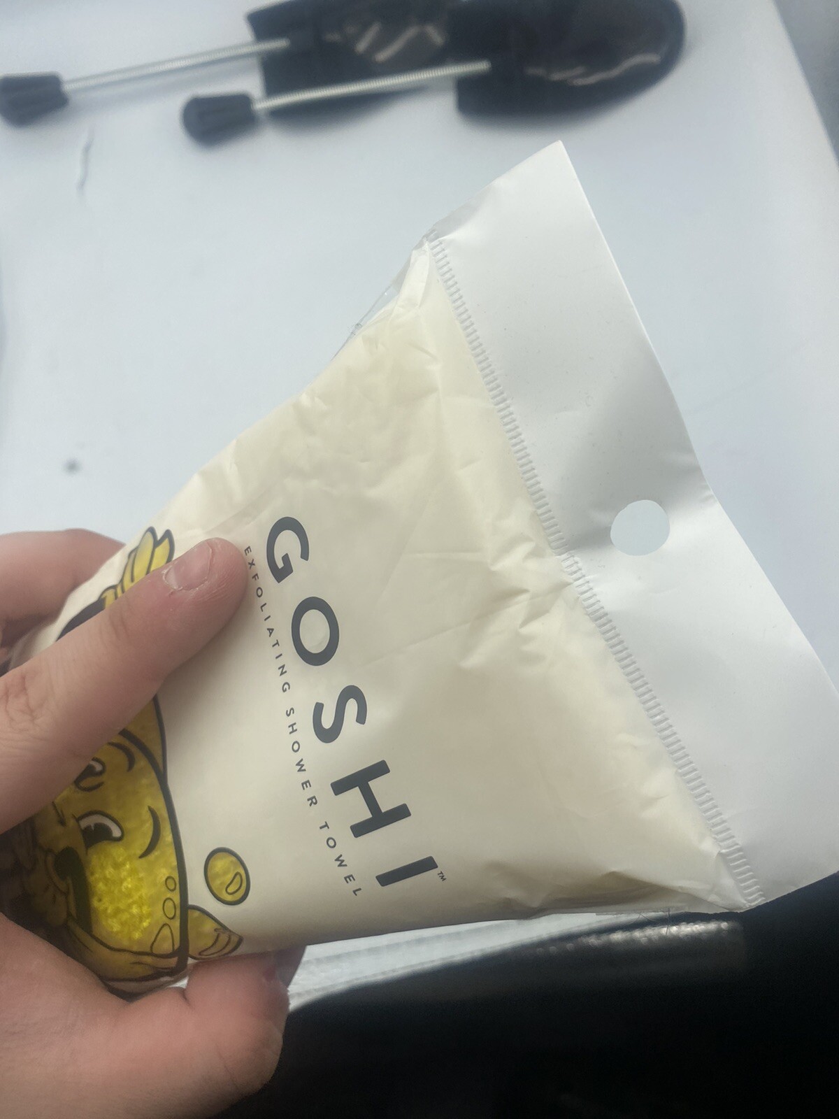 GOLF WANG x GOSHI - Exfoliating Shower Towel YELLOW NWT