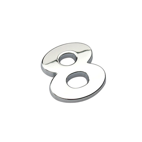 Car DIY 3D Chrome Metal Letter Number Sticker Logo Body Emblem Badge Decal Decor - Picture 49 of 50