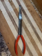 SNAP-ON TOOLS 911CP 11” LONG REACH NEEDLE NOSE PLIERS.  MADE IN USA 🇺🇸!