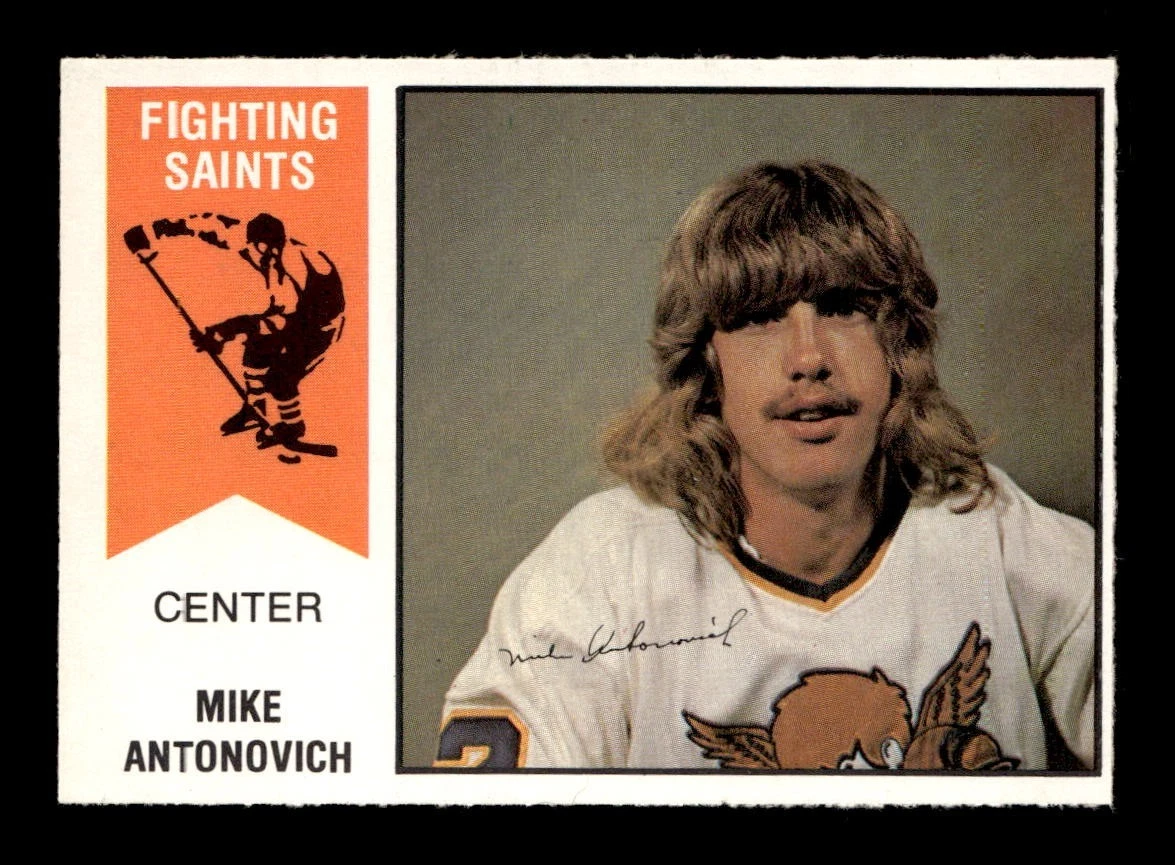 1974 75 O-Pee-Chee WHA #37 Mike Antonovich Fighting Saints NEAR MINT *g2