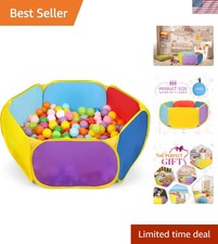 Kids Ball Pit Large Pop Up Childrens Ball Pits Tent for Toddlers Playhouse Ba...