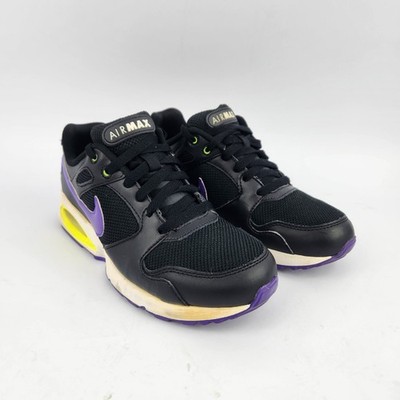 Nike Air Max Coliseum Racer Black Purple Green Women Sz 8 Sneakers