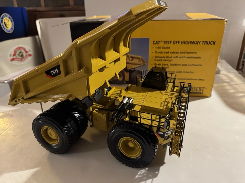 Norscot 1/50 Scale Diecast Caterpillar 767F Off Highway Dump Truck w/ Box - Image 3 of 4
