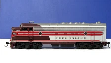 ROCO HO ROCK ISLAND FP7 # 406 DIESEL POWERED  8 METAL WHEEL - NO BOX - L-1993