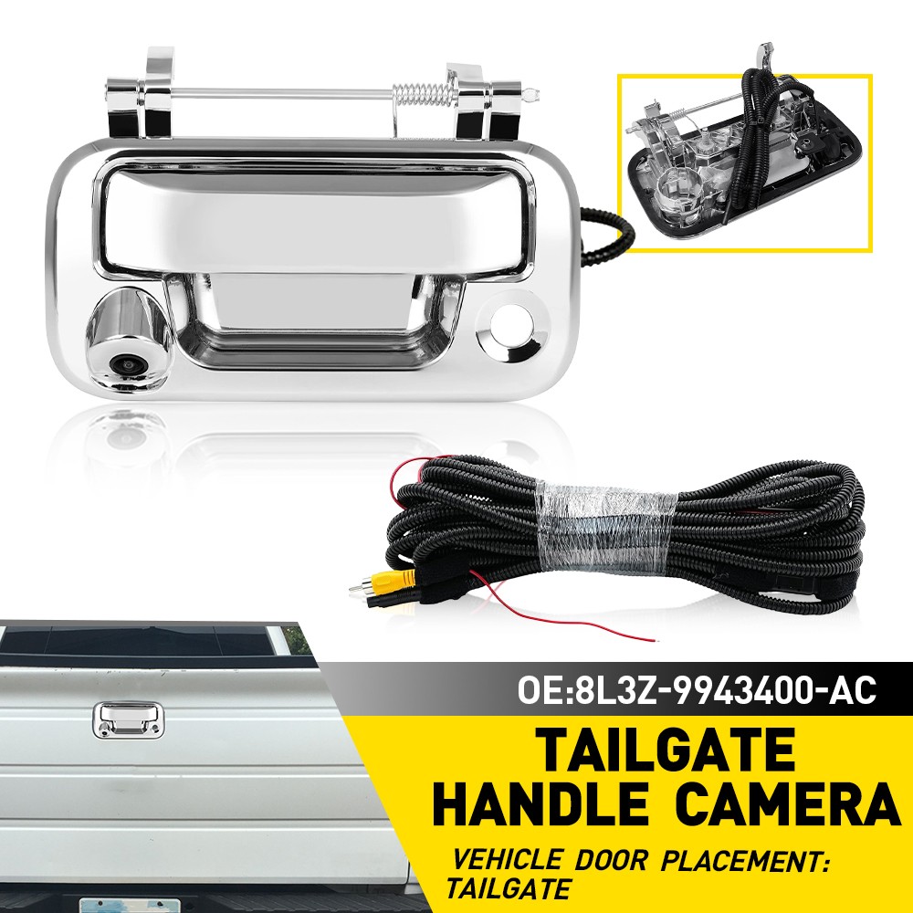 Tailgate Handle Rear View Backup Camera For 2004-2014 Ford F150 F250 F450 EPPE