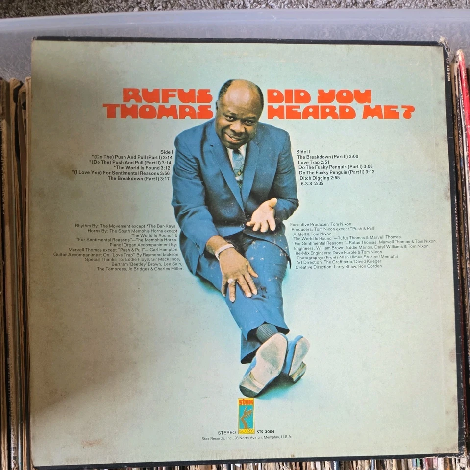 Rufus Thomas Did You Heard Me? USA Stax Stereo Promo VG/VG+ Foto 2 de 2