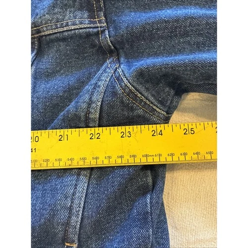 VTG 90s Marlboro Country Store Blue Denim Trucker Jacket Star Tag Mens XL image 5