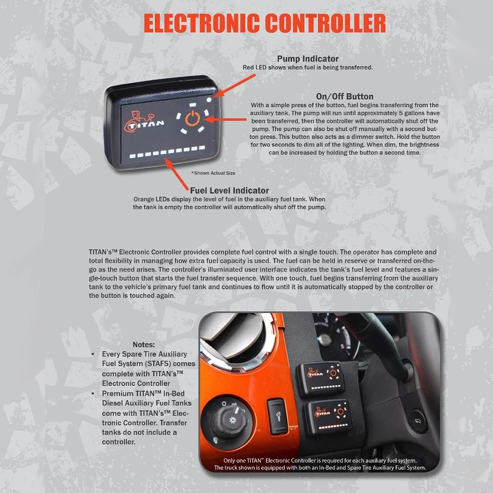 Titan Fuel Tanks 5410040 Travel Trekker ™ GAS TANK Foto 4 de 4