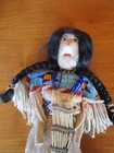 Pair of handmade Sioux dolls with beading in EUC from 1970s, ? human hair — photo 6