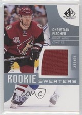 2017-18 SP Game Used Rookie Sweaters 10/199 Christian Fischer #RS-CF 5vt