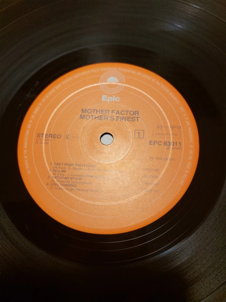 Mother's  Finest  Mother Factor Nr. Epc83011 Lp EU 1978 SLEEVE =EX VINYL =NM  - Bild 3 von 4