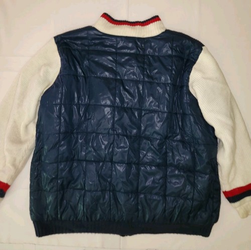 Coogi Varsity Jacket Mens 5XL Blue Red White Knit Long Sleeves Q4 Designs 2013 - Picture 21 of 23