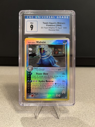 Team Aqua's Walrein graded CGC 9 for sale on eBay