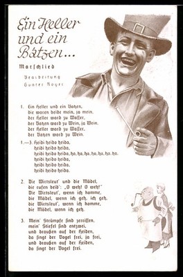 AK Ein Heller und ein Batzen..., Marschlied 