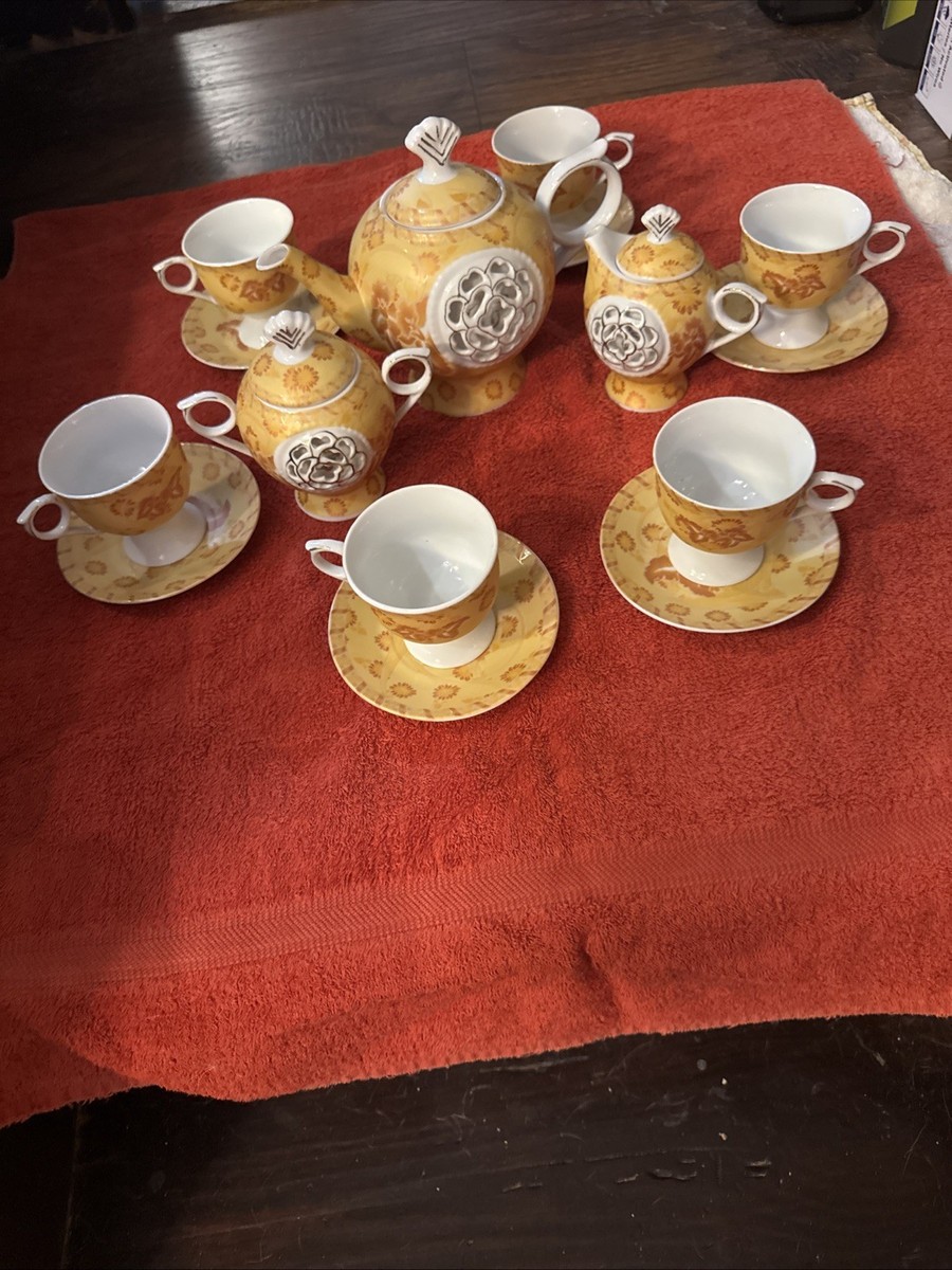 VINTAGE YAMASEN GOLD COLLECTION FINE PORCELAIN JAPAN 24KT GOLD