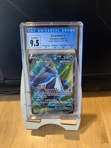Empoleon V 145/165 CGC 9.5 Blue Label Auto Upgrade To 10