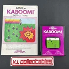 ATARI 2600:Kaboom! w/ Manual - Authentic *TESTED