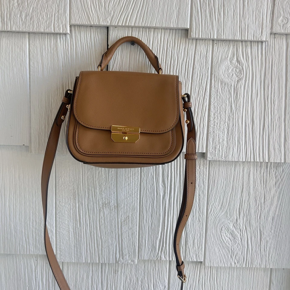 Bolso Marc Jacobs piel de becerro mini jinete asa superior en marrón Foto 4 de 4