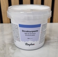Rayher Strukturpaste fein weiß 500g Spachtelmasse 3D Relief 38238000 Malmittel