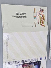 Street Fighter Alpha Warriors Dreams (Sega Saturn) Complete w/ Registration Card