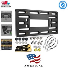 License Plate Bracket Holder- Front License Plate Mounting Kit, Universal Bum...