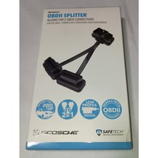 SCOSCHE OBDII SPLITTER - 2 OBD Connectors. Factory Sealed 