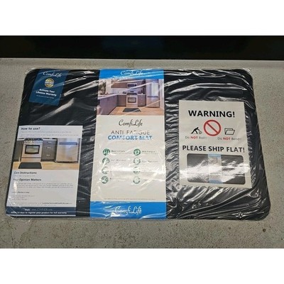 ComfiLife Anti Fatigue Floor Mat 3/4 Inch Thick Kitchen Mat-(20'' x 32'', Black)