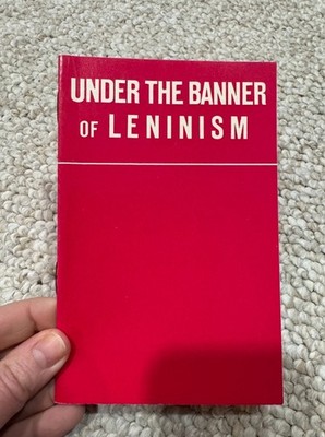 FREE SHIP! 1968 Under the Banner of Leninism Speech Soviet Book USSR Brezhnev