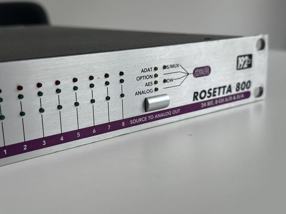 Apogee Rosetta 800 8-channel 24 bit - 192 kHz, AD/DA Converters + X-HD card - Image 3 of 4