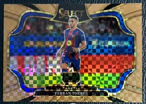 Ferran Torres 2025-26 Panini Select La Liga Field Level Bronze Checker /99 #231