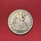 (1) Beautifully Toned Antique 1859-O Seated Liberty Half Dollar CHOICE VG