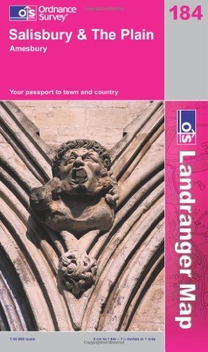 Salisbury and The Plain, Amesbury (OS La... by Ordnance Survey Sheet map, folded