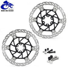 220mm Floating Front Rear Brake Discs Rotors Adapters For Sur ron Light Bee LBX