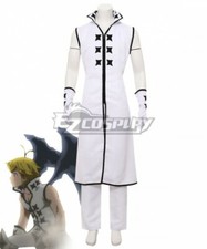 The Seven Deadly Sins Meliodas White Adult Outfit Party Set Cosplay Costume E001