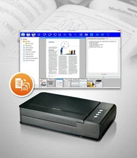 Plustek OpticBook 4900 Scanner - Book & Document Organizer for Academic Research
