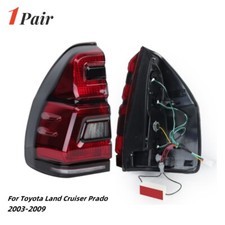 Pair For Toyota Land Cruiser Prado Lc120fj120 2003-2009 Tail Lights Rear Lamps