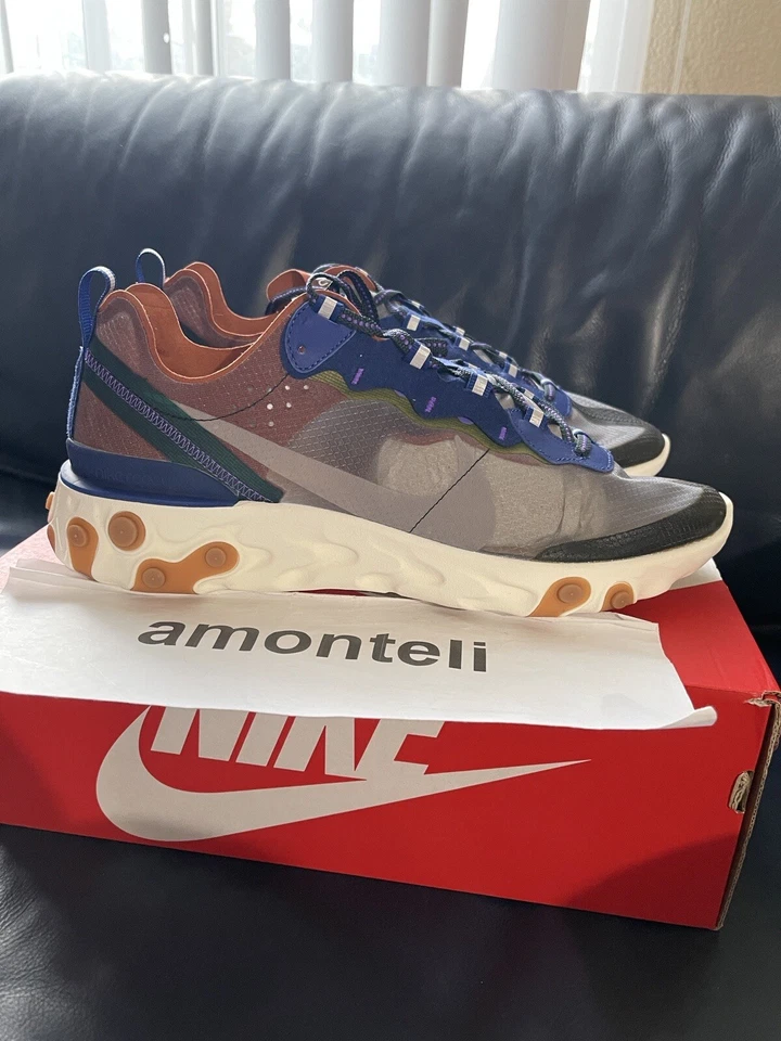 Brand  New Nike React Element 87 - Dusty Peach - AQ1090-200 - Size 12 - Image 3 of 4