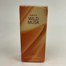 Coty Wild Musk for Women 1.5 oz Cologne Spray NIB AUTHENTIC