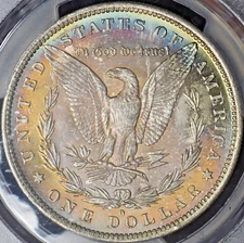 1883-O Morgan Silver Dollar - PCGS MS64 VAM-44A Tripled Ear Toned - ✪COINGIANTS✪