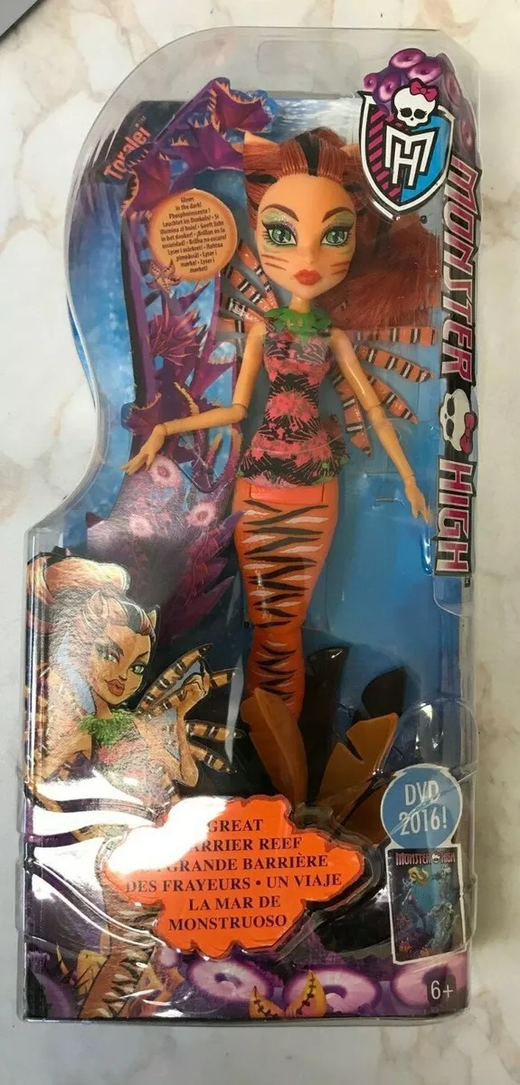 Monster High Toralei Glowsome Great Scarrier Reef Collection DHH36 NEW