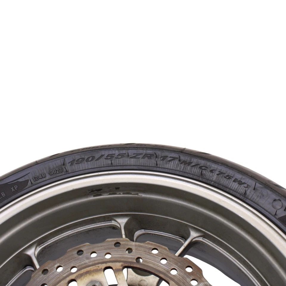 Llanta trasera Kawasaki Ninja ZX14 2006-2011 (recta) rotor de freno trasero Foto 4 de 4