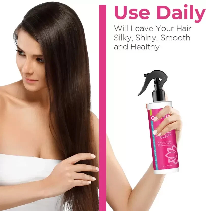 Thermal Heat Protection Hair Spray With Argan Oil Anti Frizz Control & hine Hair - Image 2 of 4