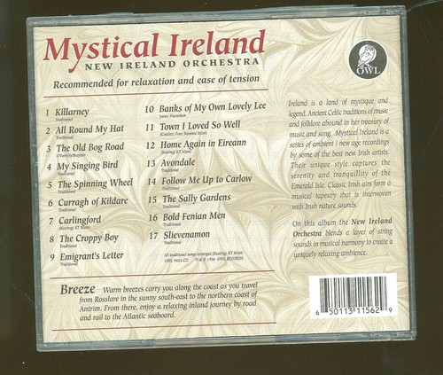 Mystical Ireland: Breeze * by New Ireland Orchestra (CD, Apr-2000, Owl) B5-B21 - Picture 2 of 2