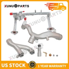 Upgrade Aluminum Coolant Water Pipe Kit for 14-19 Jaguar F-Type XF XE XJ 3.0L SC
