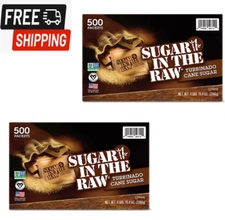 2-PACK Sugar in the Raw Natural Cane Turbinado Sugar (4.5 g., 500 pk.)