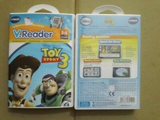 Lot of 2 Total V-Tech Disney Toy Story 3 V Reader Games Ages 3-5yrs.