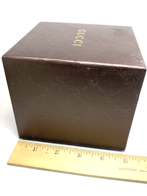 Gucci Watch Box Presentation Brown Cardboard Display Gift 