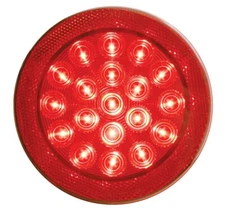 LED Tail Light, Red Lens, Fits 1984- 1990 Chevy Corvette, Each