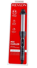 Revlon 2-in-1 Adjustable Mix Curling Wand 1” to 1 1/2 ” Curls Waves New